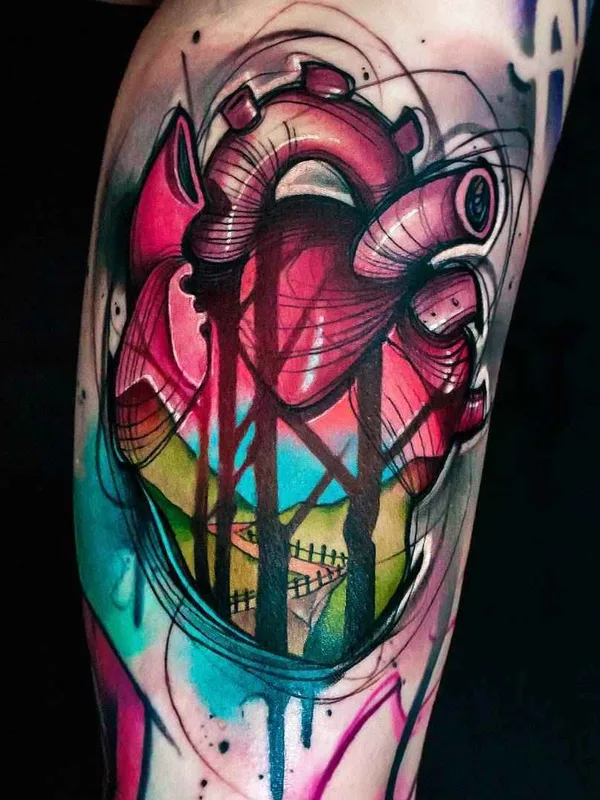 Author's Style tattoo by Uncl Paul Knows in Athina