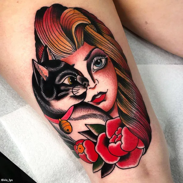 Нео традиционная tattoo by Iris Lys