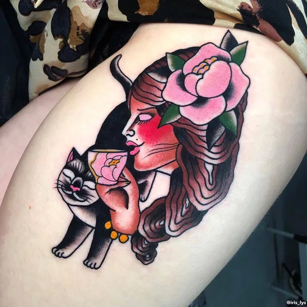 Нео традиционная tattoo by Iris Lys