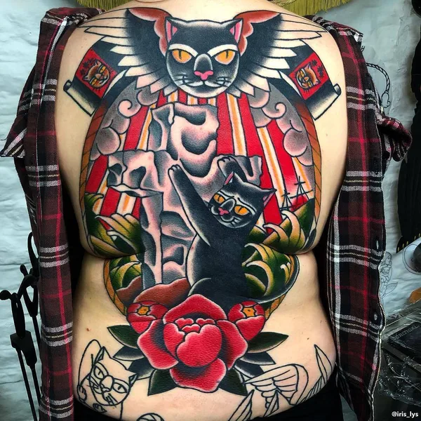 Нео традиционная tattoo by Iris Lys