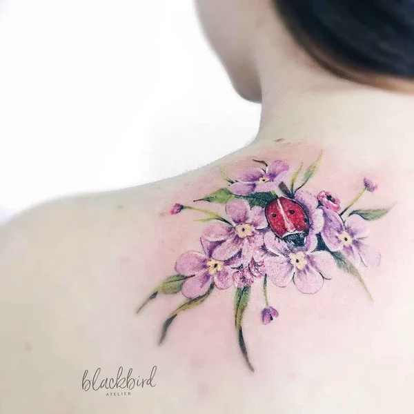 Акварель tattoo by Luiza Oliveira