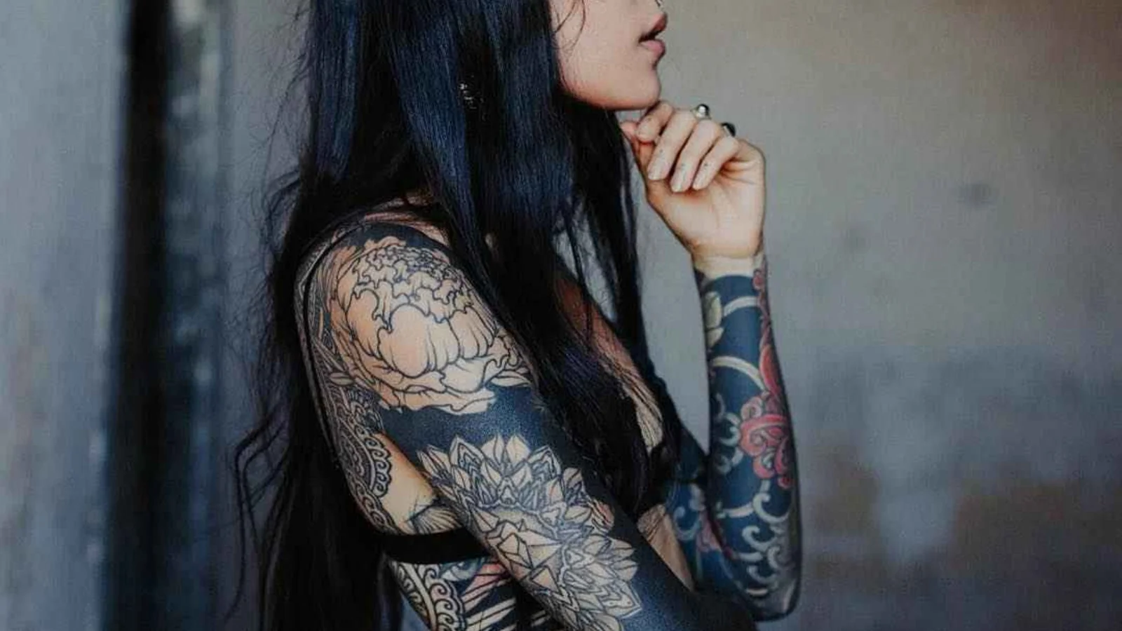 Tattoo model Anh Wisle