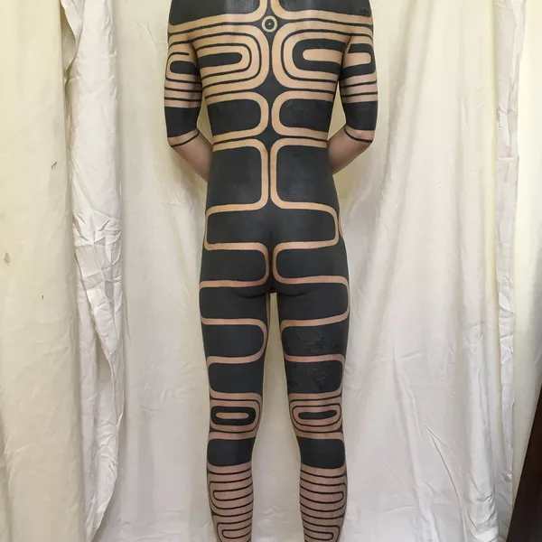 Tribal tattoo by Taku Oshima in Tokyo