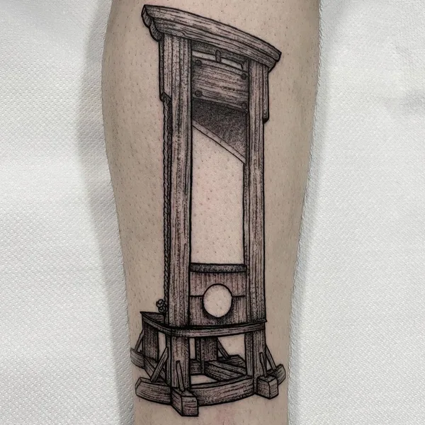 Graphic tattoo by Luca Cospito in Roma