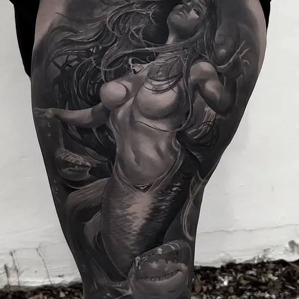 Реализм tattoo by Gabriel Gonzalez in Hollywood