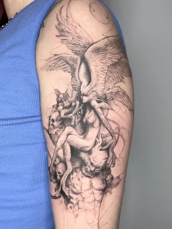 whipshading tattoo by Vadim First in Краснодар