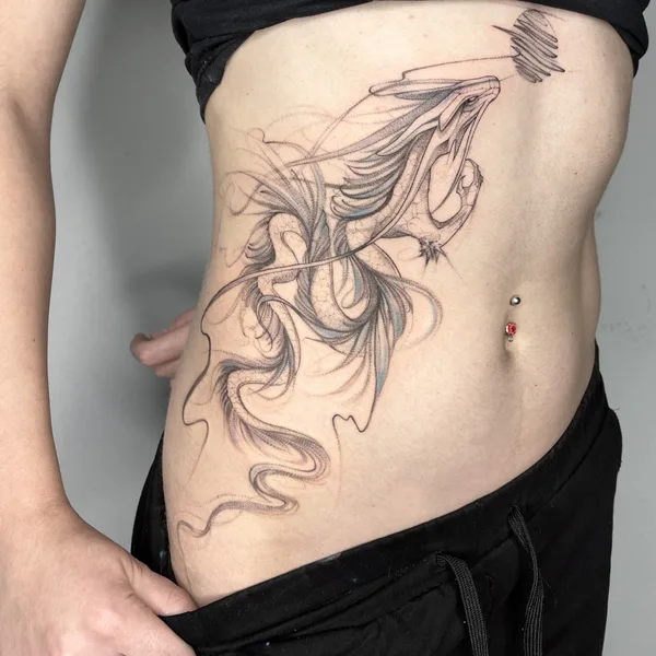 whipshading tattoo by Vadim First in Краснодар