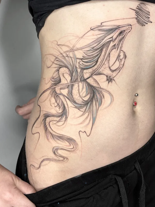 whipshading tattoo by Vadim First in Краснодар