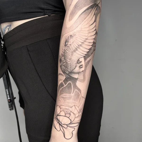 whipshading tattoo by Vadim First in Краснодар