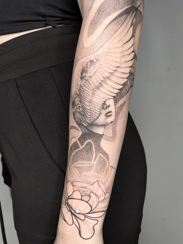 whipshading tattoo by Vadim First in Краснодар