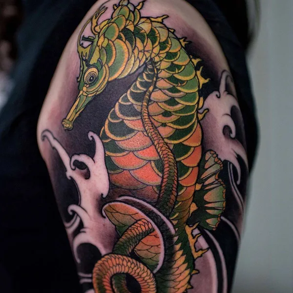 Neo Traditional tattoo by Renan Batista in Berlin