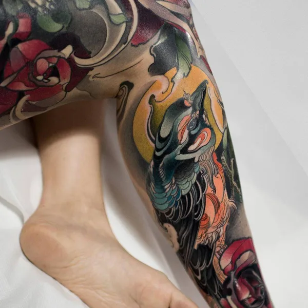 Neo Traditional tattoo by Renan Batista in Berlin