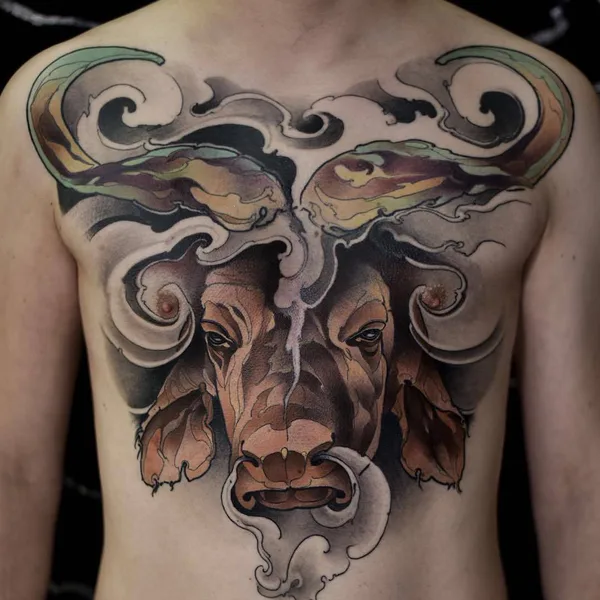 Neo Traditional tattoo by Renan Batista in Berlin