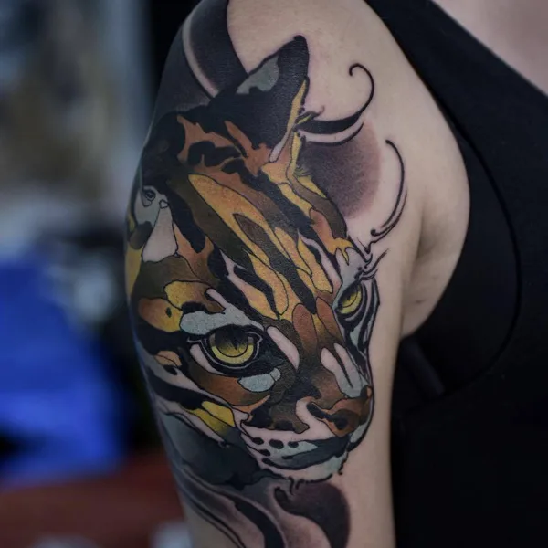 Neo Traditional tattoo by Renan Batista in Berlin