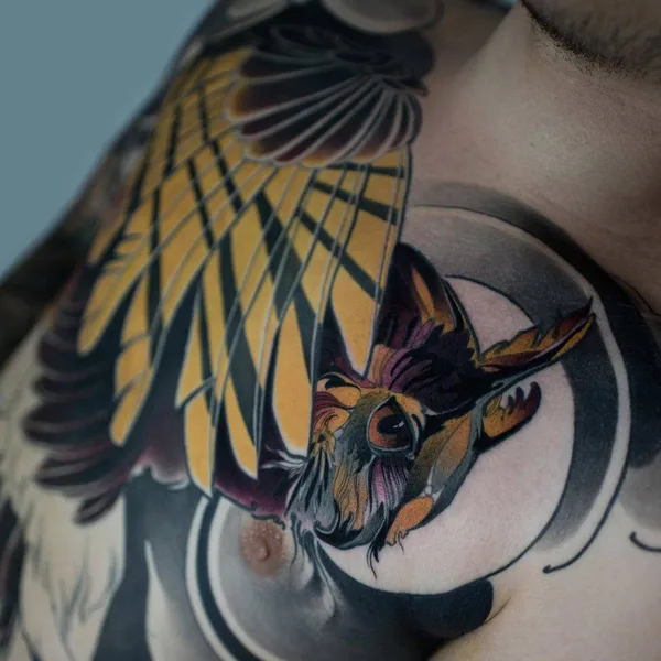 Neo Traditional tattoo by Renan Batista in Berlin