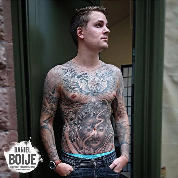Файнлайн tattoo by Stockholm Tatuering in Stockholm