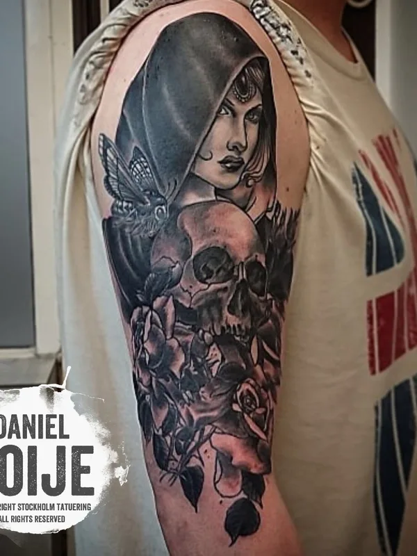 Fine Line tattoo by Stockholm Tatuering in Stockholm