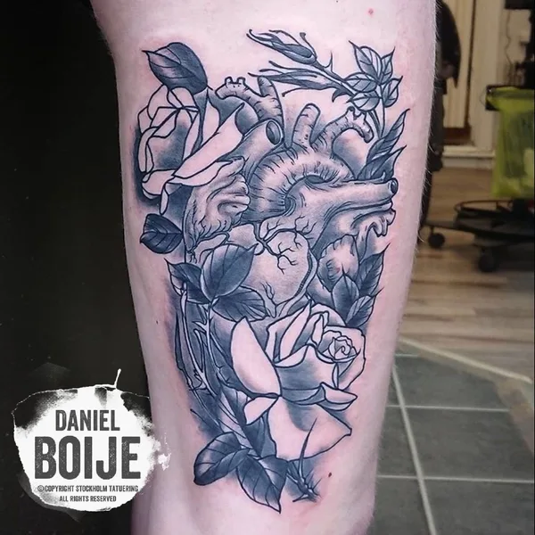 Файнлайн tattoo by Stockholm Tatuering in Stockholm