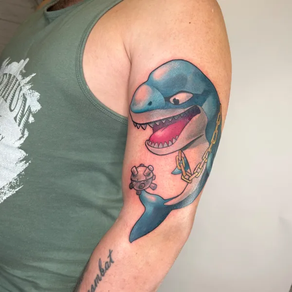 New School tattoo by Ксюша Криг in Нижний Новгород