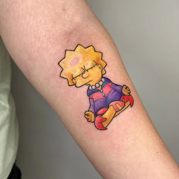 New School tattoo by Ксюша Криг in Нижний Новгород