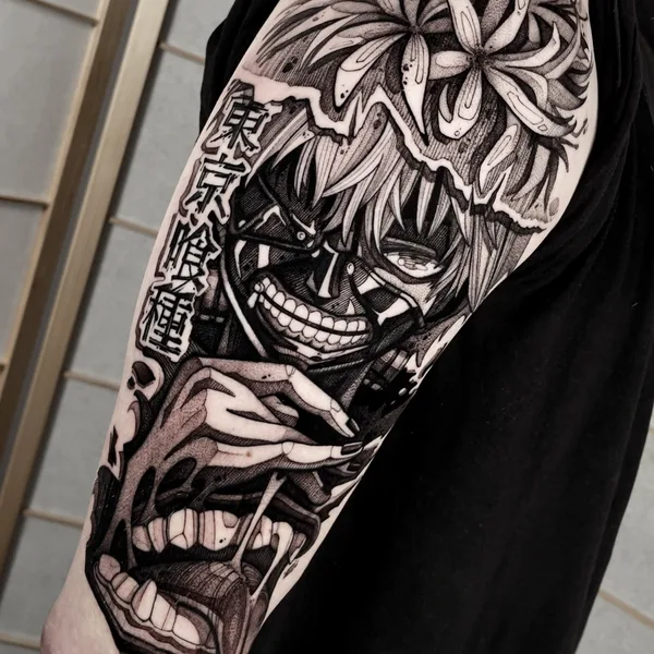 Graphic tattoo by Siinsay  in Düsseldorf