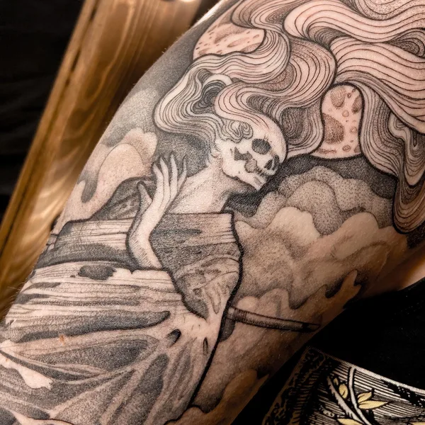 Авторская tattoo by Котова Кристина kikitatts in Волгоград