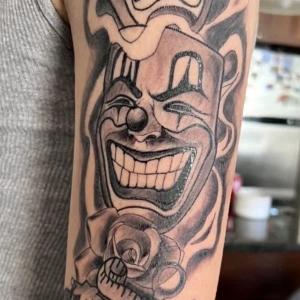 Black & Grey tattoo by James Keller in Las Vegas
