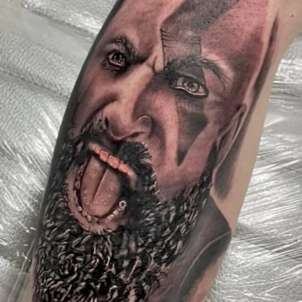 Black & Grey tattoo by James Keller in Las Vegas