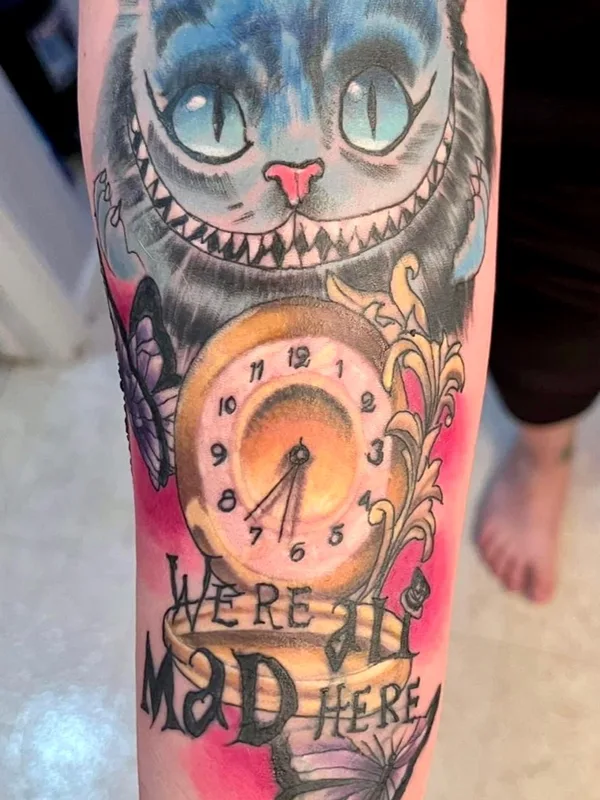 color illustrative Tatuaggio su forearm #57330 | Tatuatore James Keller