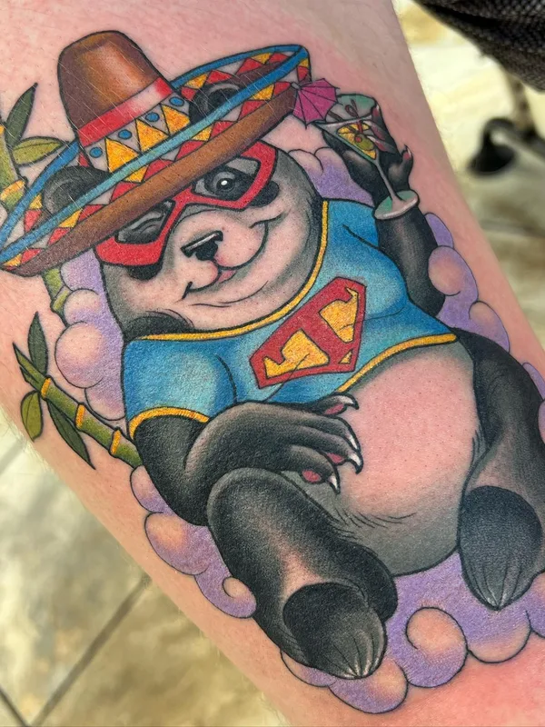 color new school Tatuagem em forearm #57344 | Tatuador Megan Mac