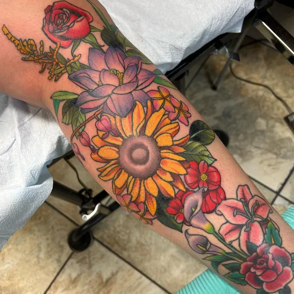 Neo Traditional tattoo by Megan Mac in Kansas City