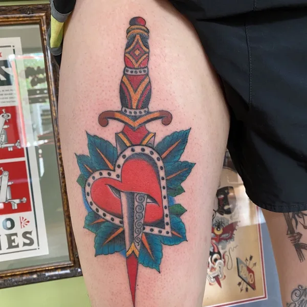 Old School tattoo by Whispering Danny in Kansas City