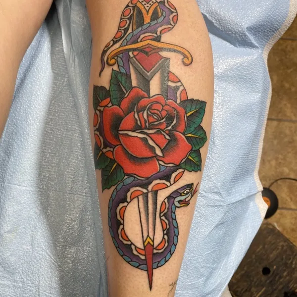 Old School tattoo by Whispering Danny in Kansas City