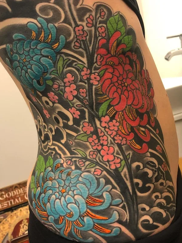 Japanese tattoo by Steven Campbell in Kansas City