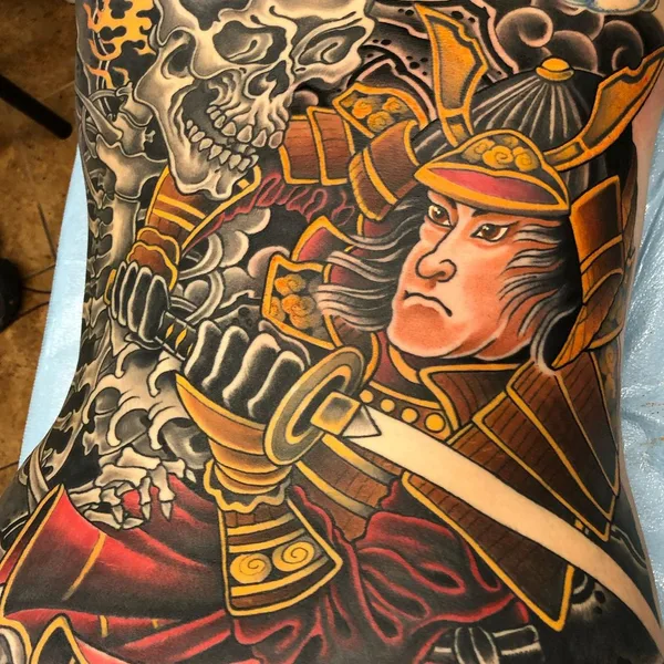 Japanese tattoo by Steven Campbell in Kansas City