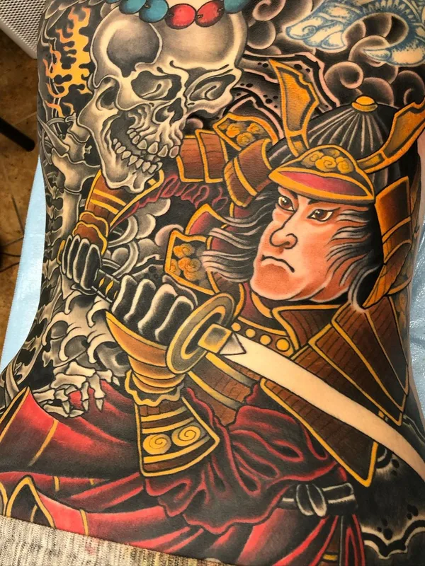 Japanese tattoo by Steven Campbell in Kansas City