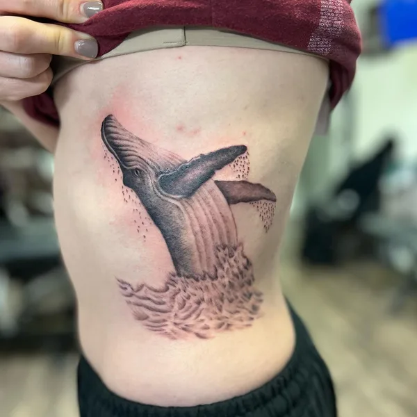 Graphic tattoo by Kamberly Ledford in Jackson