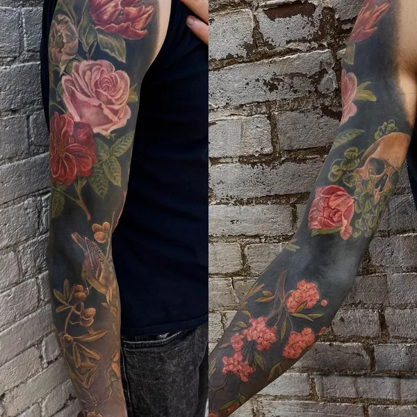 Neo Traditional tattoo by Courtney Ann Schmidt in Jackson