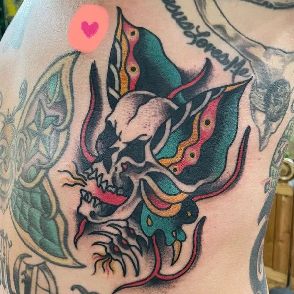 New School tattoo by Jason Thomas in Jackson