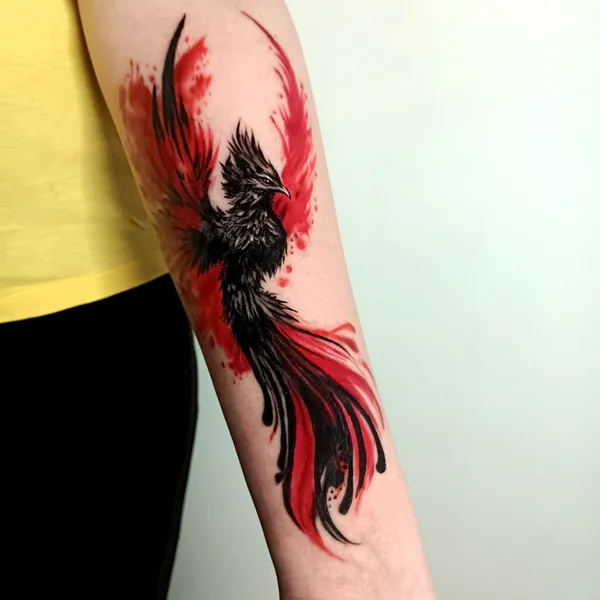 Watercolor tattoo by Полина Алексеевна Мироненко in Уфа