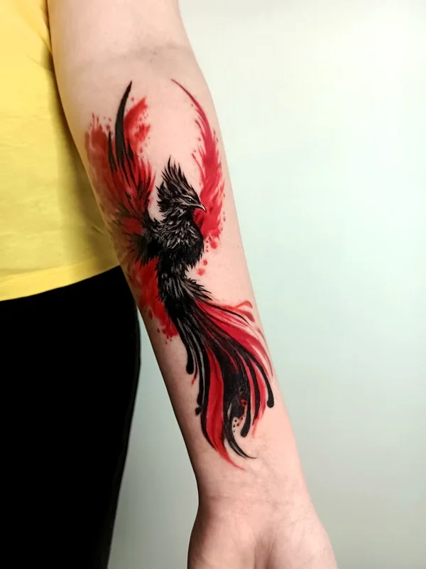 color watercolor 타투 부위 forearm #73049 | 타투이스트 Полина Алексеевна Мироненко