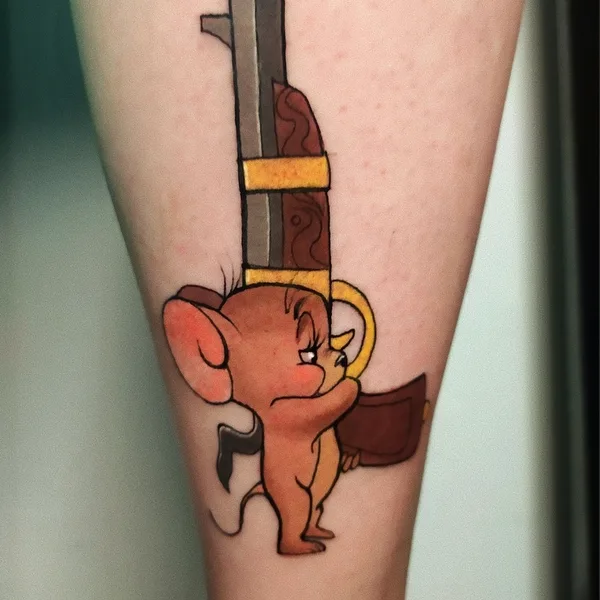 Watercolor tattoo by Полина Алексеевна Мироненко in Уфа