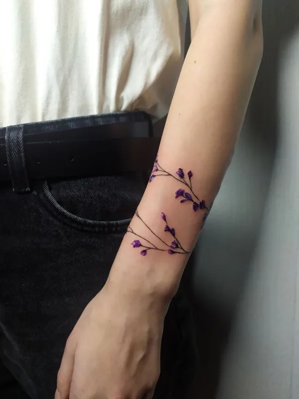 color fineline 타투 부위 forearm #73053 | 타투이스트 Полина Алексеевна Мироненко