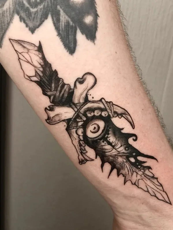 black blackwork 타투 부위 forearm #73055 | 타투이스트 Полина Алексеевна Мироненко
