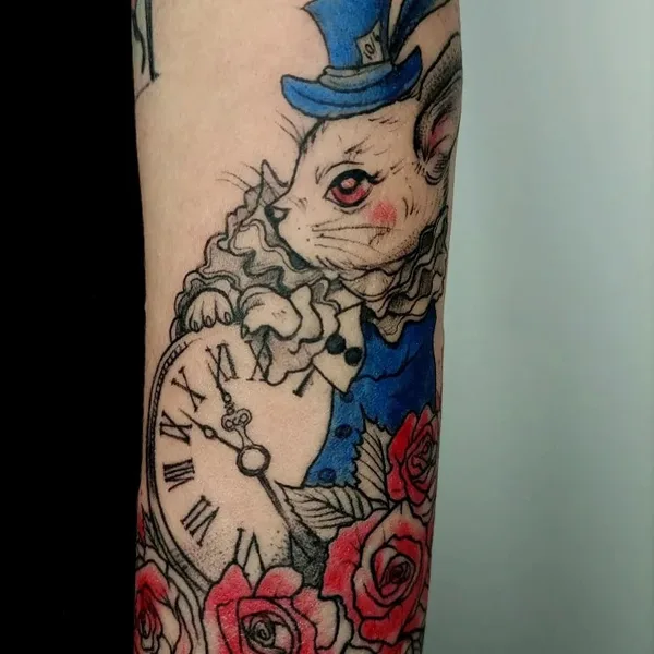 Watercolor tattoo by Полина Алексеевна Мироненко in Уфа