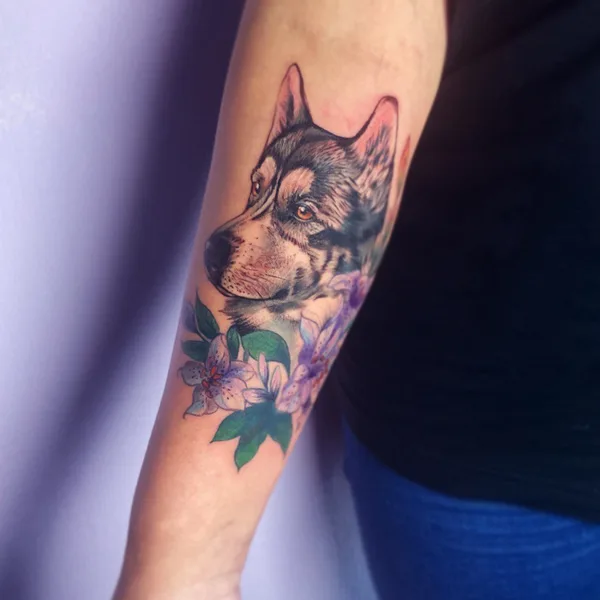 Watercolor tattoo by Полина Алексеевна Мироненко in Уфа