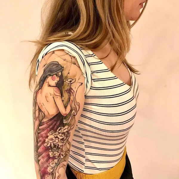 Sketch tattoo by Lincoln Lima