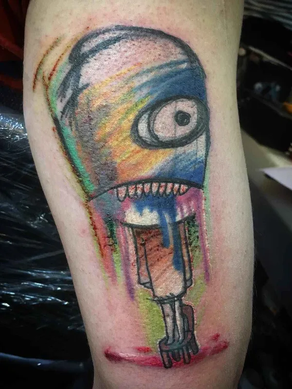 color cartoon татуировка на forearm #13330 | Тату мастер Fabio MOROF Moro