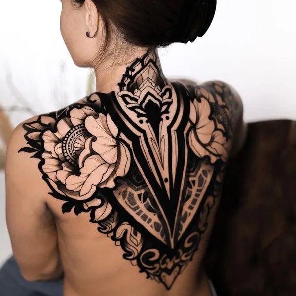 Graphic tattoo by Алиса Сахар in Nürnberg