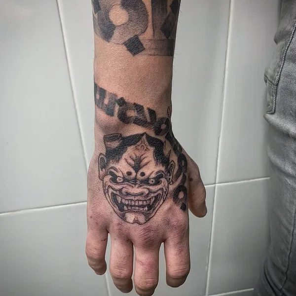 Abstract tattoo by Nikita Zudov in Тула